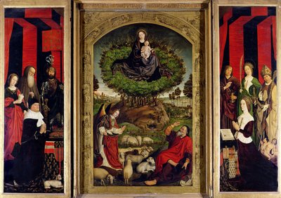 Il trittico di Mosè e il roveto ardente, c.1476 da Nicolas Froment